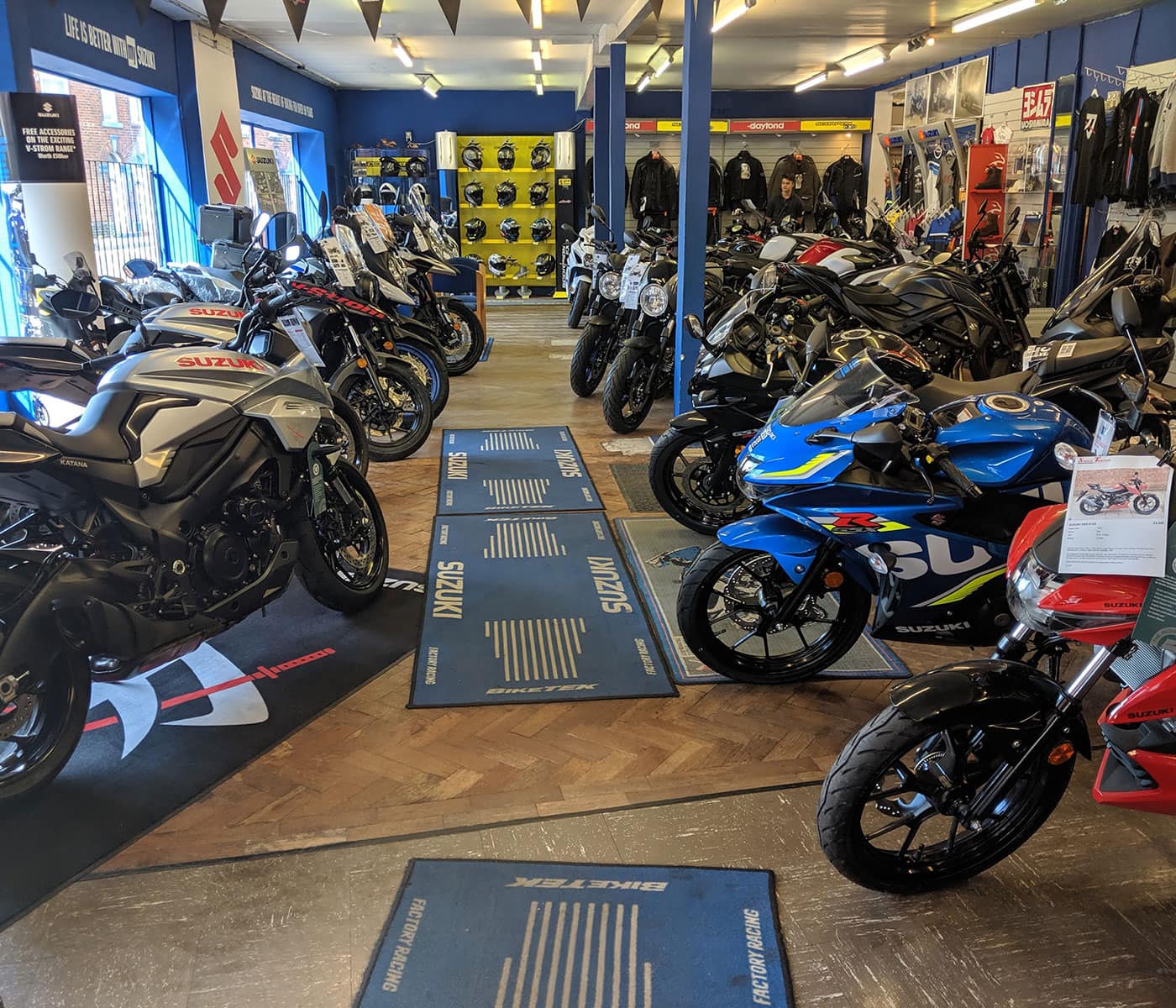 Suzuki motorcycle deals shop